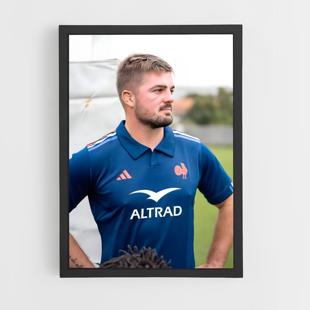 Poster Gregory alldritt soignée – affiche Rugby (vue 2)